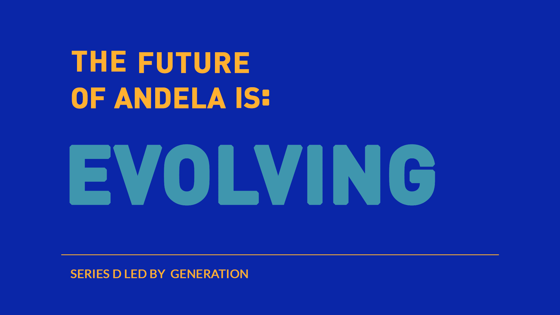 Andela Generation Announcement